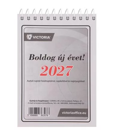 Naptár, asztali, 21TA, VICTORIA OFFICE (2027 évi) (NV21TA)