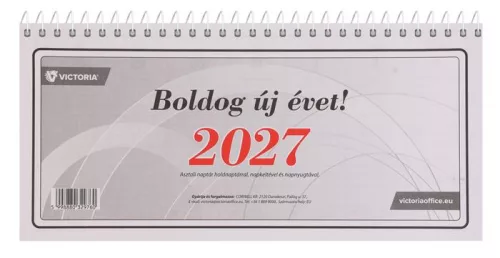 Naptár, asztali, 24TA, VICTORIA OFFICE (2027 évi) (NV24TA)