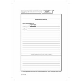   Nyomtatvány, vásárlók könyve, 25x2, A4, VICTORIA PAPER B.11-1, 10 tömb/csomag (NVB111)