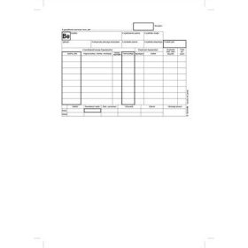   Nyomtatvány, készletbevételezési bizonylat, 25x4, A5, VICTORIA PAPER B.12-111, 10 tömb/csomag (NVB12111)