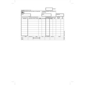   Nyomtatvány, készletkivételezési bizonylat, 25x4, A5, VICTORIA PAPER B.12-114, 10 tömb/csomag (NVB12114)