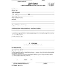   Nyomtatvány, jegyzőkönyv a fogyasztó minőségi kifogásáról, 25x3, A5, VICTORIA PAPER, B.13-233, 20 tömb/csomag (NVB13233)