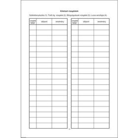   Nyomtatvány, egészségügyi kiskönyv, A6, VICTORIA PAPER C.3151-2 (NVC3151250)