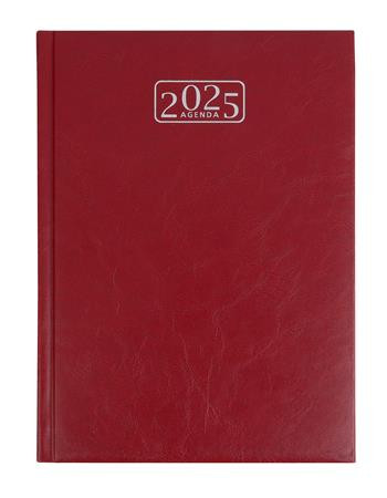 Naptár, tervező, A5, napi, VICTORIA OFFICE Chrono, bordó (2026 évi) (NVCA5BO)