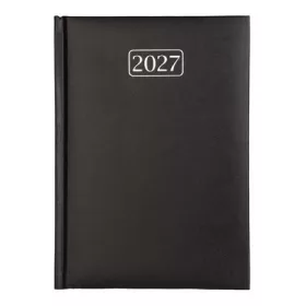   Naptár, tervező, A5, napi, VICTORIA OFFICE Chrono, fekete (2027 évi) (NVCA5FK)