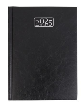 Naptár, tervező, A5, napi, VICTORIA OFFICE Chrono, fekete (2026 évi) (NVCA5FK)