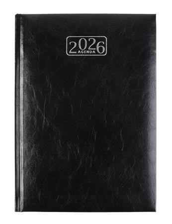 Naptár, tervező, A5, napi, VICTORIA OFFICE Chrono, fekete (2026 évi) (NVCA5FK)