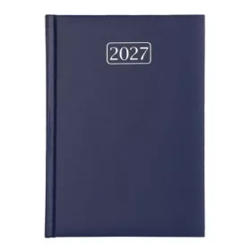   Naptár, tervező, A5, napi, VICTORIA OFFICE Chrono, sötétkék (2027 évi) (NVCA5K)