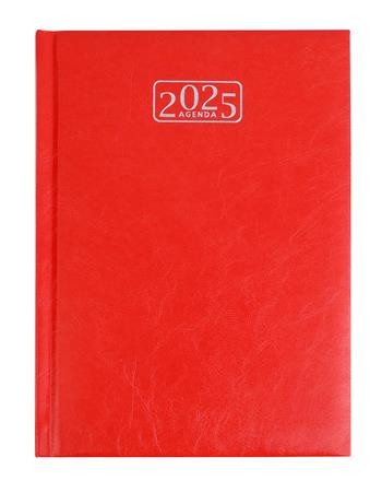 Naptár, tervező, A5, napi, VICTORIA OFFICE Chrono, piros (2026 évi) (NVCA5P)