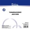 Nyomtatvány, termékkísérő jegyzék, 25x4, VICTORIA PAPER DMG 3-12, 10 tömb/csomag (NVDMG312)