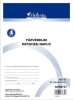 Nyomtatvány, tűzvédelmi oktatási napló, 40 oldal, A4, VICTORIA PAPER, 10 tömb/csomag (NVKO751)