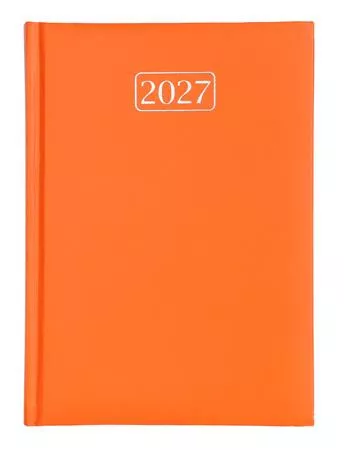 Naptár, tervező, A5, napi, VICTORIA OFFICE Chrono, narancs (2027 évi) (NVNA5N)