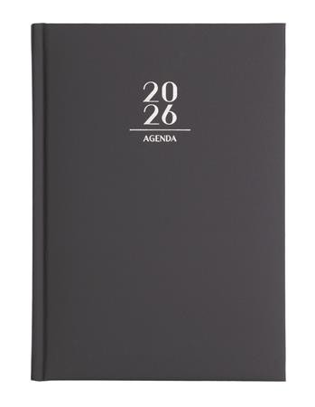Naptár, tervező, A5, napi, VICTORIA OFFICE Next, szürke (2026 évi) (NVNA5SZ)