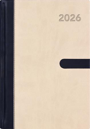 Naptár, tervező, A5, heti, DAYLINER Winner, bézs (NWA5HBU)