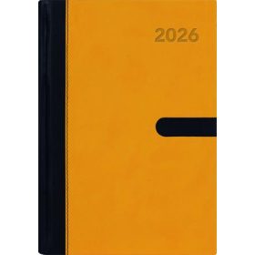   Naptár, tervező, A5, heti, DAYLINER Winner, sárga (NWA5HSU)