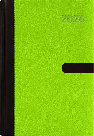 Naptár, tervező, A5, heti, DAYLINER, Winner, zöld (NWA5HZU)
