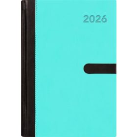   Naptár, tervező, A5, napi, DAYLINER, Winner, kék (NWA5NKU)