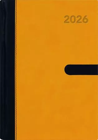 Naptár, tervező, A5, napi, DAYLINER Winner, sárga (NWA5NSU)