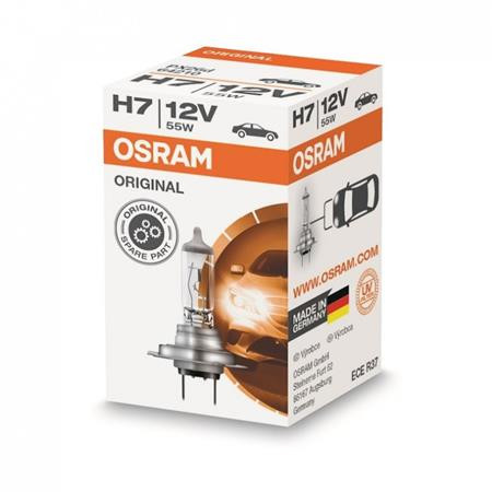 Halogén izzó, autó/gépjármű, H7, 55W, 12V, OSRAM, Original Line, 1 db (OAIH7OL)
