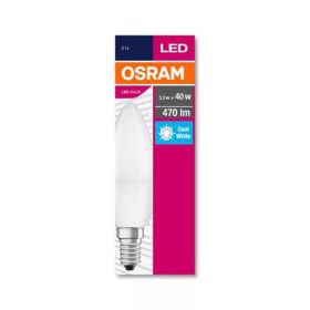   LED izzó, E14, gyertya, B35, 5,7W, 470lm, 4000K (HF), OSRAM Value (OLEDE1402)