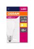 LED izzó, E27, gömb, A60, 5W, 470lm, 2700K (MF), OSRAM Value (OLEDE2702)