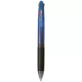   Golyóstoll, 0,25 mm, nyomógombos, négyszínű, PILOT Feed GP4, kék test (P35RMK)