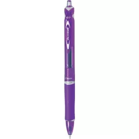   Golyóstoll, 0,25 mm, nyomógombos, PILOT Acroball, lila (PACGL)