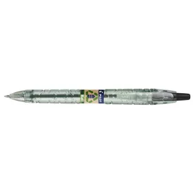   Golyóstoll, 0,27 mm, nyomógombos, PILOT B2P EcoBall, fekete (PB2PEBGFK)