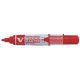 Táblamarker, 2,2-5,2 mm, vágott, PILOT V-Board Master, piros (PBMTVP)