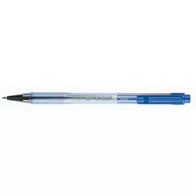   Golyóstoll, 0,27 mm, nyomógombos, átlátszó tolltest, PILOT BP-S Matic, kék (PBPSMGK)