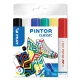 Dekormarker készlet, 1,4 mm, PILOT Pintor M 6 különböző klasszikus szín (PDMPTM6)