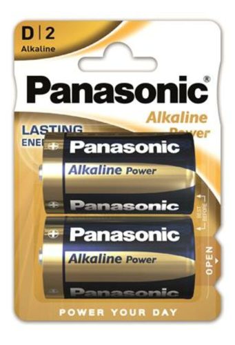 Elem, D góliát, 2 db, PANASONIC Alkaline power (PEBD2)