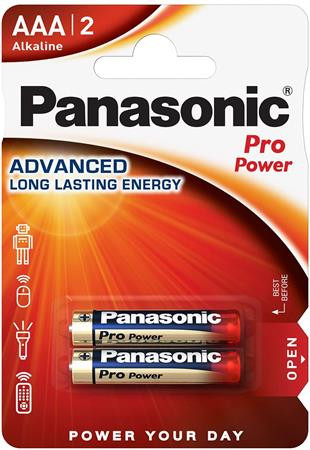 Elem, AAA mikro, 2 db, PANASONIC Pro power (PEGAAA2)