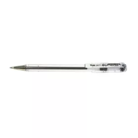   Golyóstoll, 0,35 mm, kupakos, PENTEL Superb BK77, fekete (PENBK77FK)