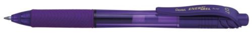 Zseléstoll, 0,35 mm, nyomógombos, PENTEL EnerGelX BL107, lila (PENBL107L)