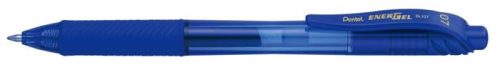 Zseléstoll, 0,35 mm, nyomógombos, PENTEL EnerGelX BL107, sötétkék (PENBL107SK)