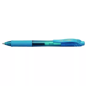   Zseléstoll, 0,35 mm, nyomógombos, PENTEL EnerGelX BL107, világoskék (PENBL107VK)