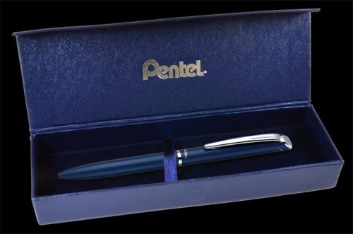 Zseléstoll, 0,35 mm, rotációs, diplomatakék tolltest, PENTEL EnerGel BL-2007 kék (PENBL2007C)