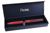 Rollertoll, 0,35 mm, rotációs, matt piros tolltest, PENTEL EnerGel BL-2507 kék (PENBL2507B)