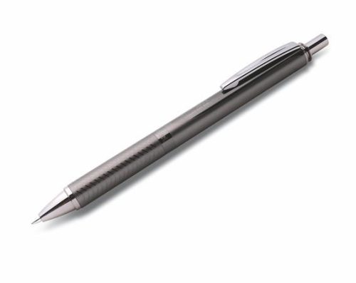 Zseléstoll, 0,35 mm, nyomógombos, antracit tolltest, PENTEL EnerGel BL-407 kék (PENBL407MA)