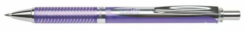 Rollertoll, 0,35 mm, nyomógombos, lila tolltest, PENTEL EnerGel BL-407 kék (PENBL407V)