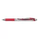 Zseléstoll, 0,35 mm, nyomógombos, PENTEL EnerGel BL77, piros (PENBL77BO)