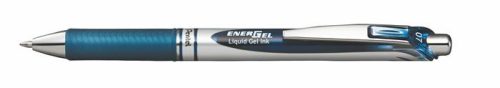 Zseléstoll, 0,35 mm, nyomógombos, PENTEL EnerGel BL77, sötétkék (PENBL77CAX)
