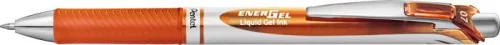 Zseléstoll, 035 mm, nyomógombos, PENTEL EnerGel BL77, narancs (PENBL77FX)