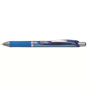   Zseléstoll, 0,25 mm, nyomógombos, PENTEL EnerGel BLN75, kék (PENBLN75CO)