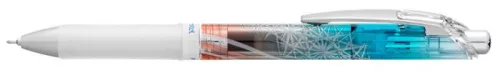 Zseléstoll, 0,25 mm, nyomógombos, PENTEL EnerGel BLN75 Kiriko, Kikutsunagi, kék (PENBLN75ED5)