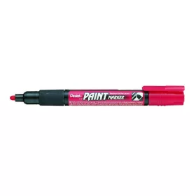 Lakkmarker, 2 mm, kúpos, PENTEL MMP20, piros (PENMMP20P)