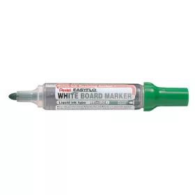   Táblamarker, 6 mm, kúpos hegy, PENTEL Easyflo, zöld (PENMW50MD)