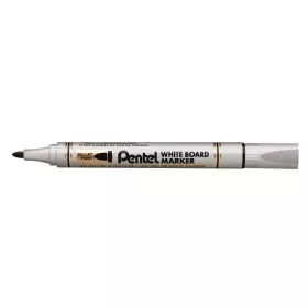 Táblamarker, 2 mm, kúpos hegy, PENTEL, fekete (PENMW85AE)