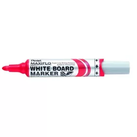   Táblamarker, 2,5 mm, kúpos, PENTEL Maxiflo MWL5M, piros (PENMWL5MP)